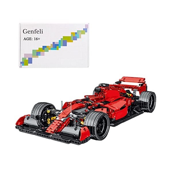 Mocdiy Technic Voiture Jeu de Construction, 1:14 Modèle de Voiture de Course à Collectionner, 1100 Pièces Blocs de Constructi