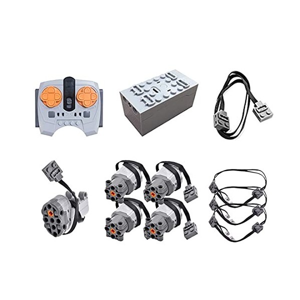 BANDRA Technic Power Fonctions Kit moteur et télécommande Compatible Lego