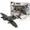 Sluban SlubanM38-70071 WW II Spitfire Jeu de Briques de Construction