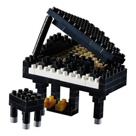 Brixies - 410176 - Jeu de construction 3D-Motif - Piano noir