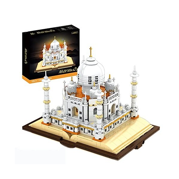 Château Taj Mahal Bloc Livre Blocs Jeu De Construction,768 Pièces Mini Nano Jouets Collection Assemblage Modèle,Cadeau Pour A