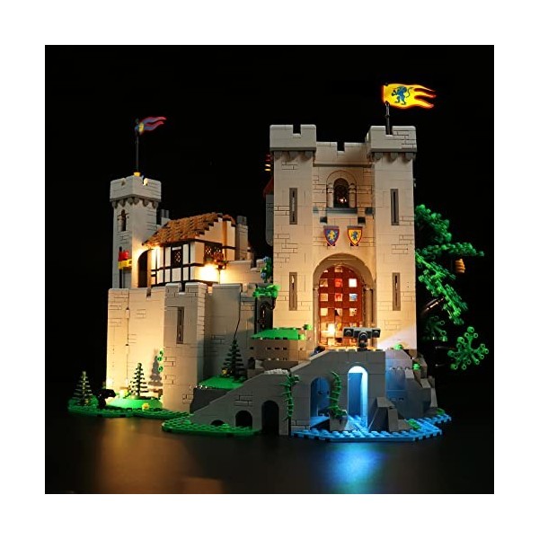 Kit déclairage LED pour Lego Château des Lions - Kit déclairage LED pour Lego 10305 Lion Knights Castle - Kit de lumières 