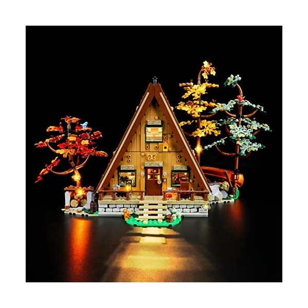 LIGHTAILING Lampe pour cabine Lego - 21338 - Kit déclairage LED compatible avec les modèles Lego - Kit de construction non i