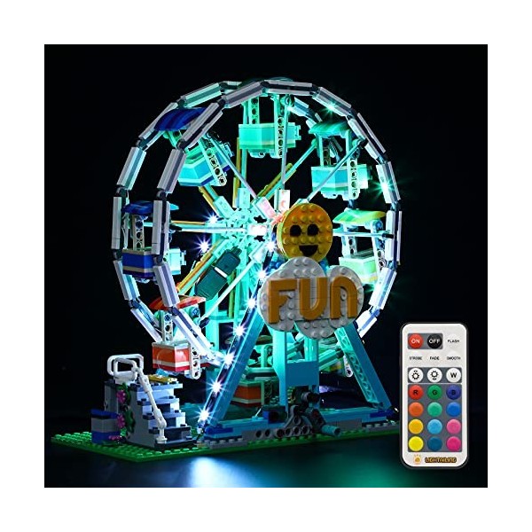 LIGHTAILING Jeu De Lumières Compatible avec Lego 31119 Creator 3-in-1 Ferris Wheel Modèle en Blocs De Construction：Version Té