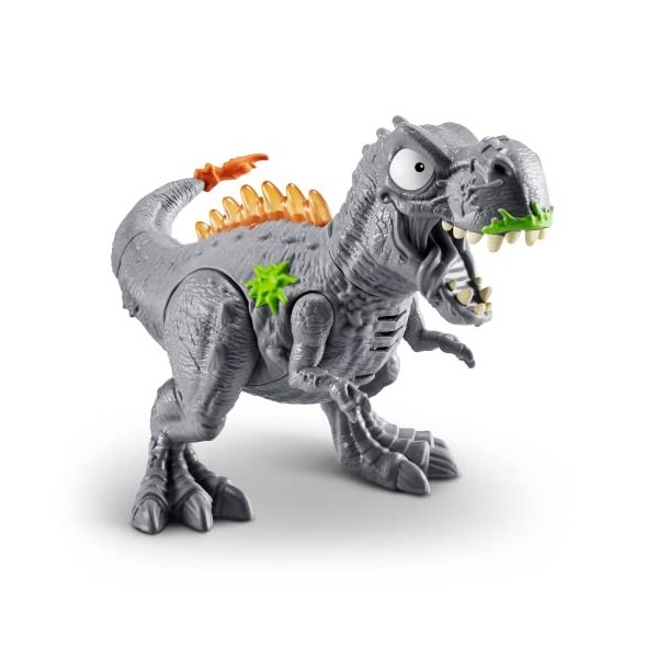 Smashers Mega Jurassic Light Up Dino Egg par ZURU, T-Rex, œuf de Collection avec Plus de 25 Surprises, Volcan, Jouet fossile,