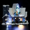 LIGHTAILING Jeu De Lumières Compatible avec Lego 76391 Creator Expert La Visite du Père Noël Modèle en Blocs De Construction：