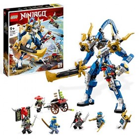 LEGO Ninjago 71785 Le Robot Titan de Jay, Grand Ensemble de Figurines, Jouet pour Enfants, Garçons et Filles avec 5 Minifigur