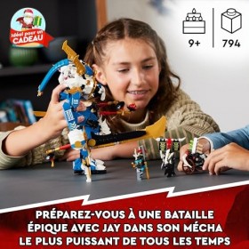 LEGO Ninjago 71785 Le Robot Titan de Jay, Grand Ensemble de Figurines, Jouet pour Enfants, Garçons et Filles avec 5 Minifigur