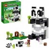Lego Minecraft Set : le kit de maison de panda 21245 + magazine Lego Minecraft bandes dessinées, affiches avec mini figur