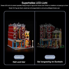 Ensemble déclairage de décoration télécommandé pour Lego 10312 Ensemble de Construction de Club de Jazz, kit déclairage pou