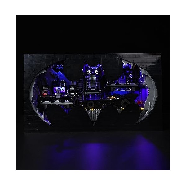 Kyglaring Kit déclairage LED pour Lego-76252 Batcave Shadow Box - Conçu pour Les maquettes Lego Building Blocks - Non Inclus