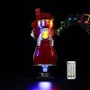 Kyglaring Kit déclairage LED conçu pour Lego Nano Gauntlet 76223 sans modèle et kit de lumières compatible avec réplique I