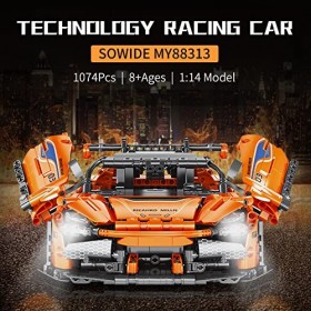 Super Voiture de Sport Briques de Construction Sets,Jouets de Modèle de Voiture léchelle 1:14,Ensemble de Construction de Vo