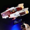 BRIKSMAX Kit de LED pour A-Wing Star Fighter,Compatible avec la Maquette Lego 75275, La Maquette de Construction nest Pas In