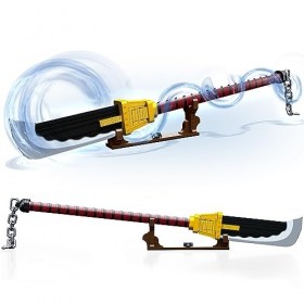 Ideas One Piece Epée Cosplay Animes Edward Newgate Katana, briques décoratives cadeaux pour adultes et adolescents de 8 à 16 