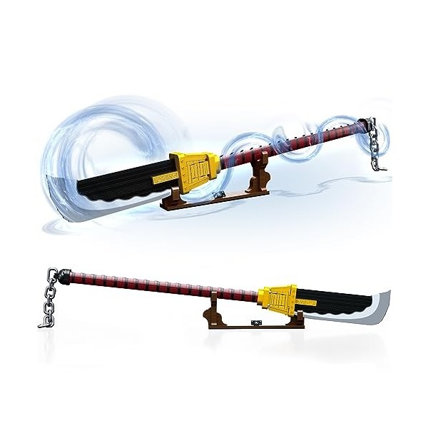 Ideas One Piece Epée Cosplay Animes Edward Newgate Katana, briques décoratives cadeaux pour adultes et adolescents de 8 à 16 