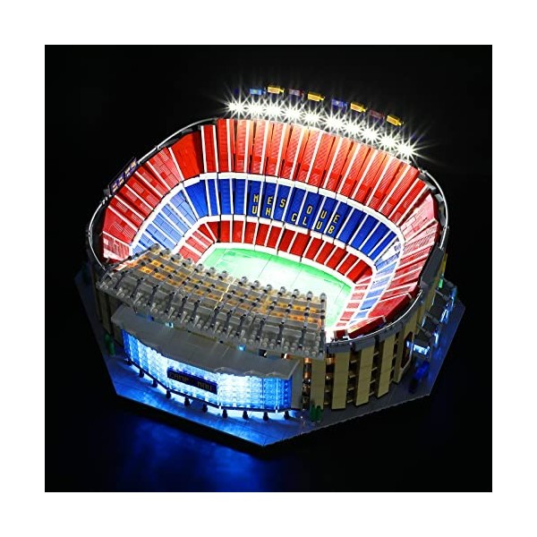 LIGHTAILING Jeu De Lumières Compatible avec Lego 10284 Creator Expert Le Camp NOU - FC Barcelone Modèle en Blocs De Construct