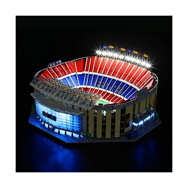 LIGHTAILING Jeu De Lumières Compatible avec Lego 10284 Creator Expert Le Camp NOU - FC Barcelone Modèle en Blocs De Construct