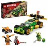 LEGO NINJAGO Lloyds Race Car EVO 71763 Kit de construction comprenant un jouet voiture Lloyd et serpent Figurines créatives 