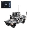 KOAEY Véhicules Blindés Militaires Militaire Camion Jouet Bloc de Construction Compatibles avec Lego 227PCS/BK&GN&BN 