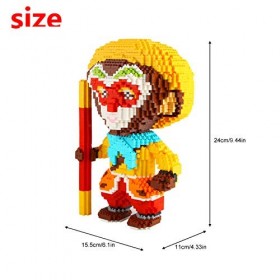 Larcele Briques de construction du roi des singes - 3496 pièces - KLJM-02 réutilisables roi des singes, modèle 4748 