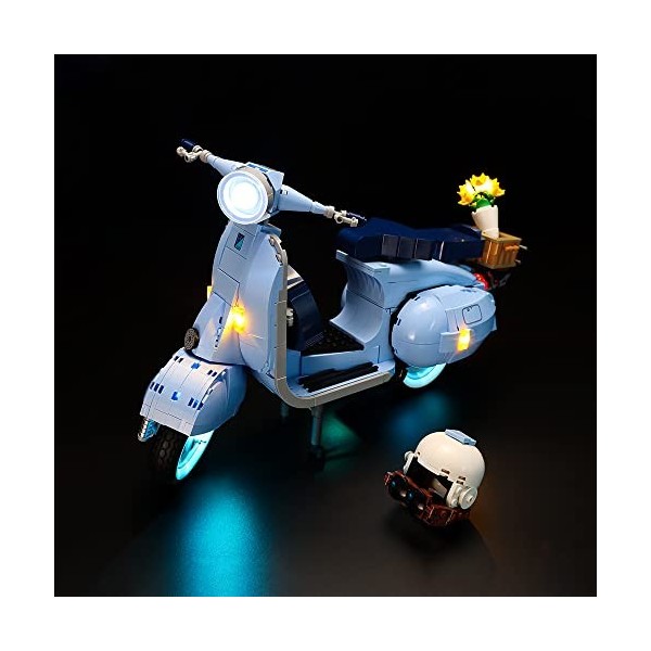 Kit déclairage LED uniquement - Kyglaring Lights pour Lego Creator Expert Vespa 125 10298 - Sans kit Lego version RC 