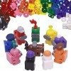 Lot de 147 figurines de jeu anti-espace, blocs de construction AllAmong Space Kill Game - Cadeau pour les fans de jeux et lou