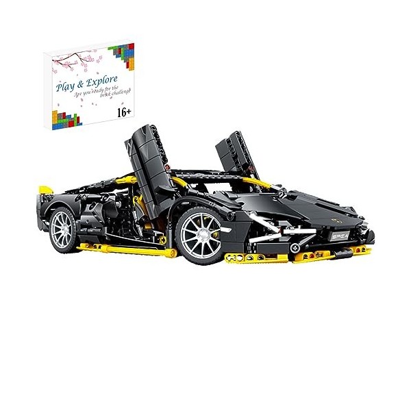 Auspcers Super Voiture de Sport Briques de Construction Sets, 1254PCS 1:14 Jouets de Modèle de Voiture léchelle, Voiture de 