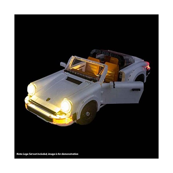 LightMyBricks Lumières pour Lego Porsche 911 10295