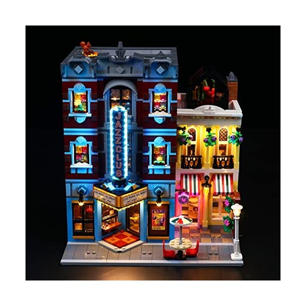 LocoLee LED Light Kit for Lego 10312 Jazz Club Model Decoration