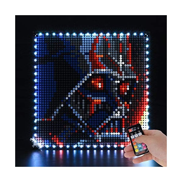 BRIKSMAX Kit d’éclairage à LED pour Lego Art Star Wars Los Sith - Compatible avec Lego 31200 Blocs de Construction Modèle- Pa