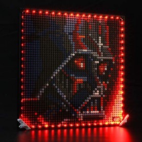 BRIKSMAX Kit d’éclairage à LED pour Lego Art Star Wars Los Sith - Compatible avec Lego 31200 Blocs de Construction Modèle- Pa