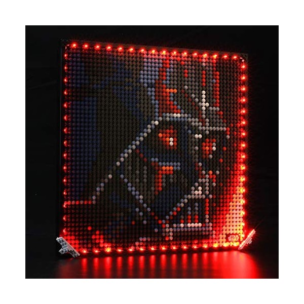 BRIKSMAX Kit d’éclairage à LED pour Lego Art Star Wars Los Sith - Compatible avec Lego 31200 Blocs de Construction Modèle- Pa