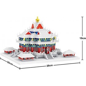 Architecture De Palais Chinois Antique Blocs De Construction,2483PCS Classique La Tour Jeu De Construction Avec Bloc De Monta