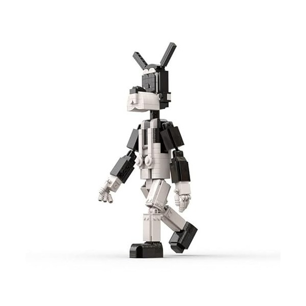 Jeu de Blocs de Construction de Personnages de Jeu - Kit de Construction de modèle 3D - Figurine Robot - Modèle créatif - Ens