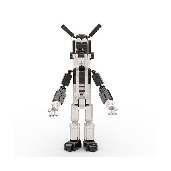 Jeu de Blocs de Construction de Personnages de Jeu - Kit de Construction de modèle 3D - Figurine Robot - Modèle créatif - Ens