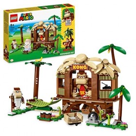 LEGO 71424 Super Mario Ensemble dExtension La Cabane de Donkey Kong, Jouet de Construction avec 2 Personnages, à Combiner av
