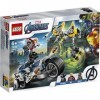 LEGO 76142 Marvel Lattaque du Speeder Bike des Avengers, Set de Jeu, Figurines de Black Panther et de Thor
