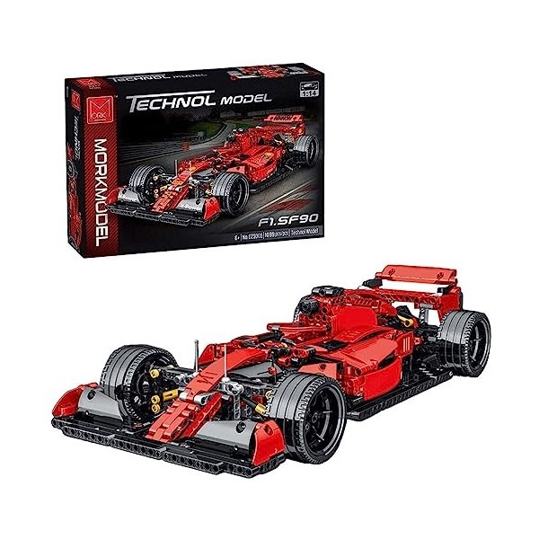 Auspcers Technic Voiture de Course Formule 1 FRR-F1 Racer, 1100Pièces 1:10 Voiture de Sport Modèle de Collection, Compatible 