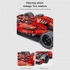 Auspcers Technic Voiture de Course Formule 1 FRR-F1 Racer, 1100Pièces 1:10 Voiture de Sport Modèle de Collection, Compatible 