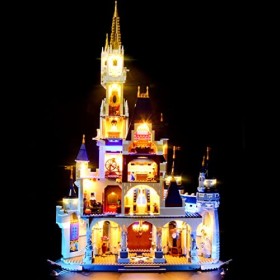 YEABRICKS LED Lumière pour Lego-71040 Creator Cinderella Princess Castle Modèle de Blocs de Construction Ensemble Lego Non I