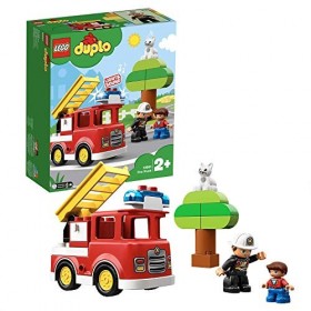 LEGO 10886 Duplo Mes Premiers Véhicules Briques de Construction avec Camion, Hélicoptère et Jouet Voiture pour Bébés de 18 Mo