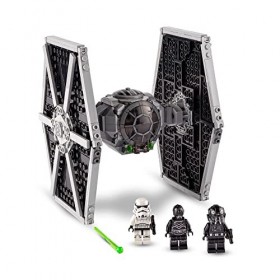 LEGO 75300 Star Wars TIE Fighter Impérial, Jouet de Construction, Vaisseau Spatial, avec Minifigurines Stormtrooper, Droïde e