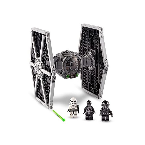 LEGO 75300 Star Wars TIE Fighter Impérial, Jouet de Construction, Vaisseau Spatial, avec Minifigurines Stormtrooper, Droïde e