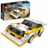 LEGO Speed Champions 76897-1985 A-u-d-i Sport Quattro S1 Blanc/Jaune 250 pièces 