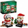 LEGO BrickHeadz Mr. & Mrs. Claus 40274 Building Kit 341 Pieces 