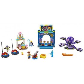LEGO Disney Pixar�s Toy Story 4 Buzz Lightyear & Woody�s Carnival Mania 10770 Building Kit, Carnival Playset with
