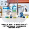 LEGO 10959 Duplo Le Commissariat et L’Hélicoptère De La Police, Voiture avec Gyrophare et Sirène, Jeu Éducatif, pour Enfants 