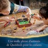 LEGO 76416 Harry Potter La Malle de Quidditch, Jouet pour 1 Joueur ou 2 Joueurs avec Minifigurines Draco Malefoy, Cedric Digg