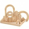 Merle Toys - Blocs de Construction en Bois à partir de 2 Ans, Jouet Montessori, Jouet éducatif, Jouet en Bois, Jeu de motrici